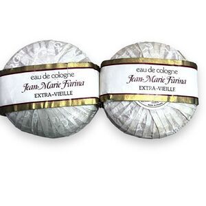 (2) Vintage ROGERS & GALLET Soap Rare French Perfumed Bar Discontinued 3.2 Oz Ea